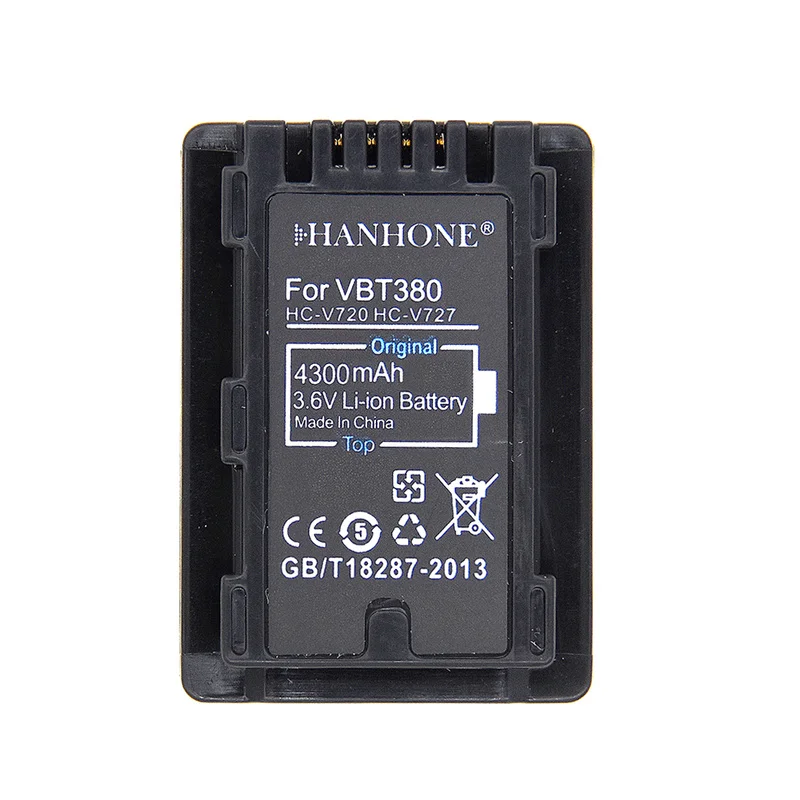 4 шт 4300mAh VW VBT380 VBT190 батарея камеры для Panasonic HC V201 V110 V130 V160 V180 V250|Цифровые