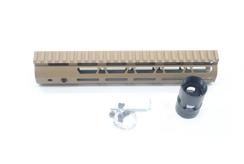 Тактическая AR15 Tan 10 &quotдюймовая свободная поплавок M Lok Handguard Picatinny Rail Mount Bracket