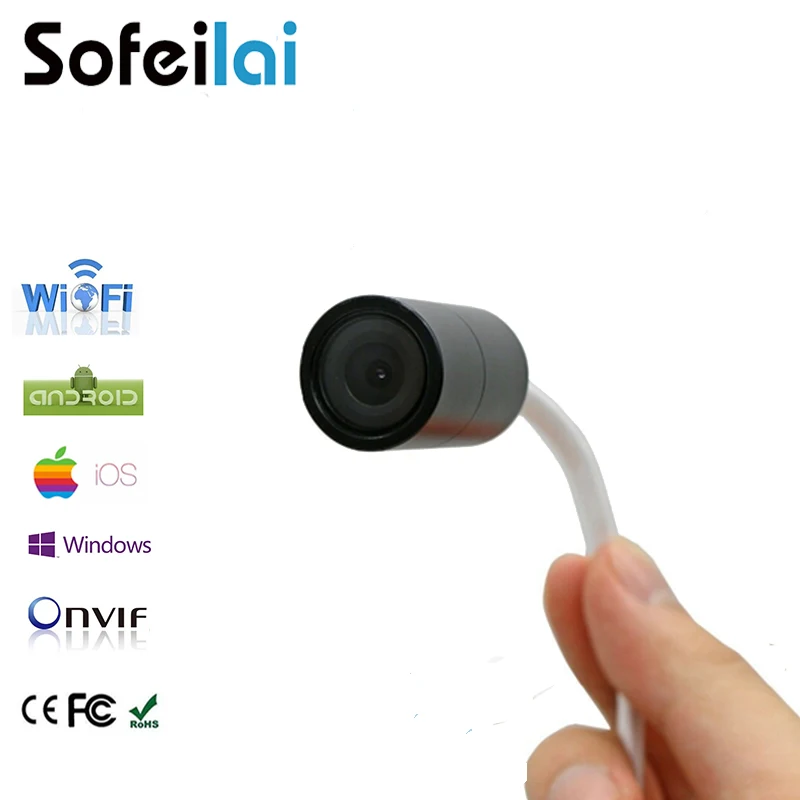 Смартфон Live View Mini Wifi IP камера 720P HD Обнаружение движения микро камеры TF карта 128G