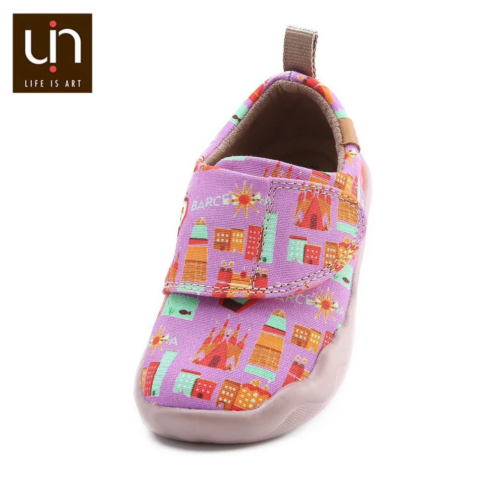 Кроссовки UIN детские художественный городской дизайн окрашенная повседневная