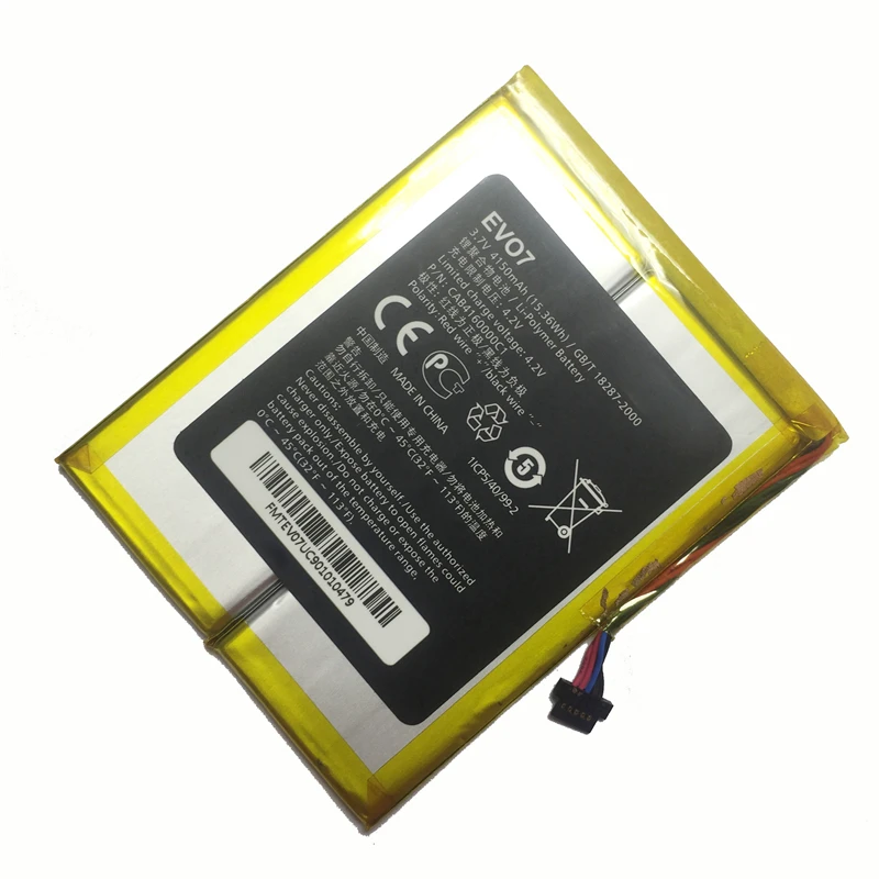 EVO7 4150 мАч перезаряжаемый планшетный ПК аккумулятор для Alcatel One Touch EVO 7 HD/Onetouch EVO7 литий-ионные полимерные аккумуляторы