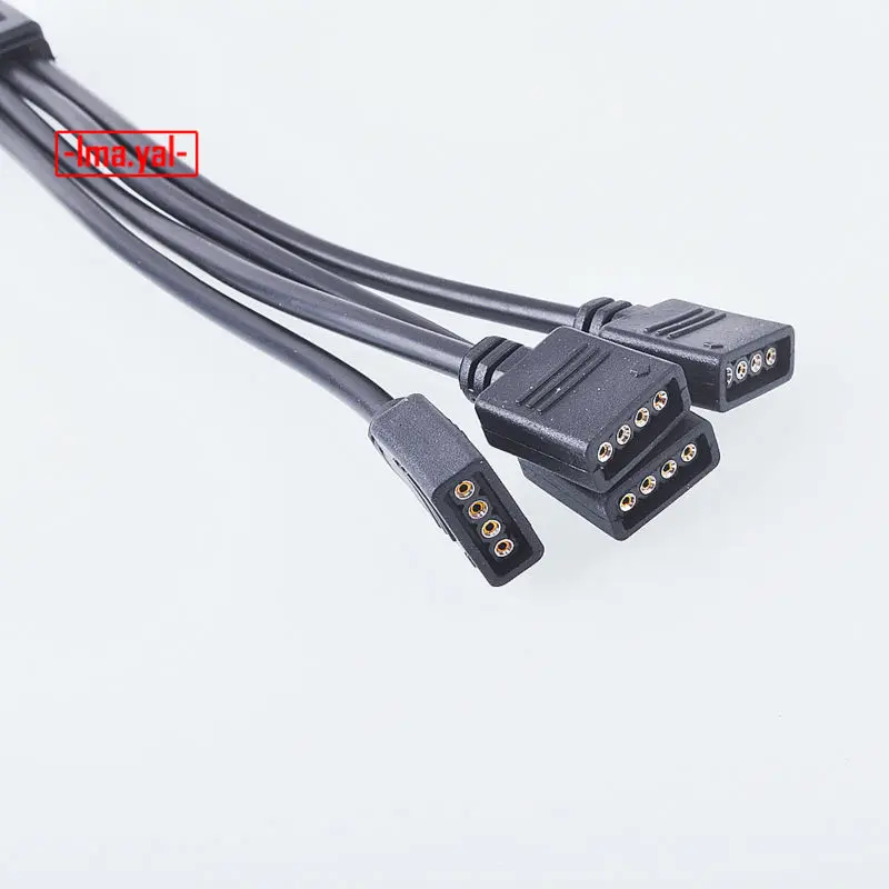 Ленты аксессуары 1 светодио дный до 4 разъем сплиттер LED RGB полосы удлинитель с pin