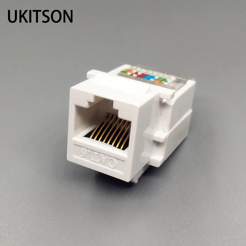 CAT6 RJ45 вставки Keystone гигабитный сетевой соединитель разъем Стандартный T568A/B модуль