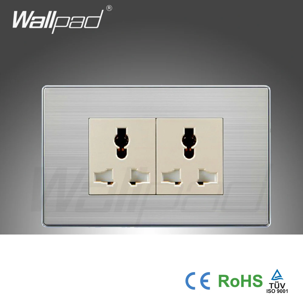 2019 горячая Распродажа 6 Pin универсальная электрическая розетка Wallpad роскошная