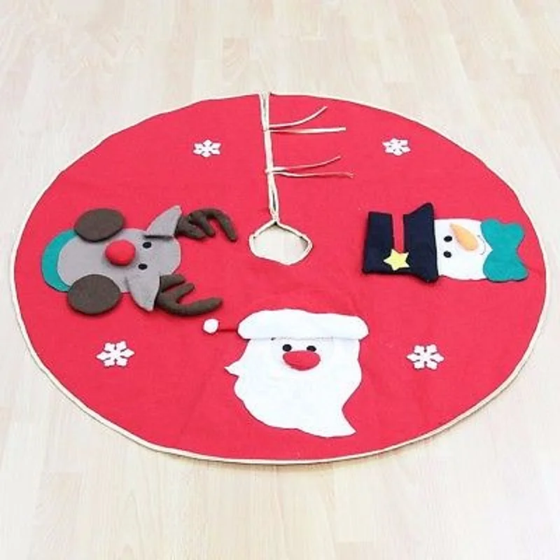 НОВАЯ РОЖДЕСТВЕНСКАЯ круглая юбка с изображением дерева украшения для