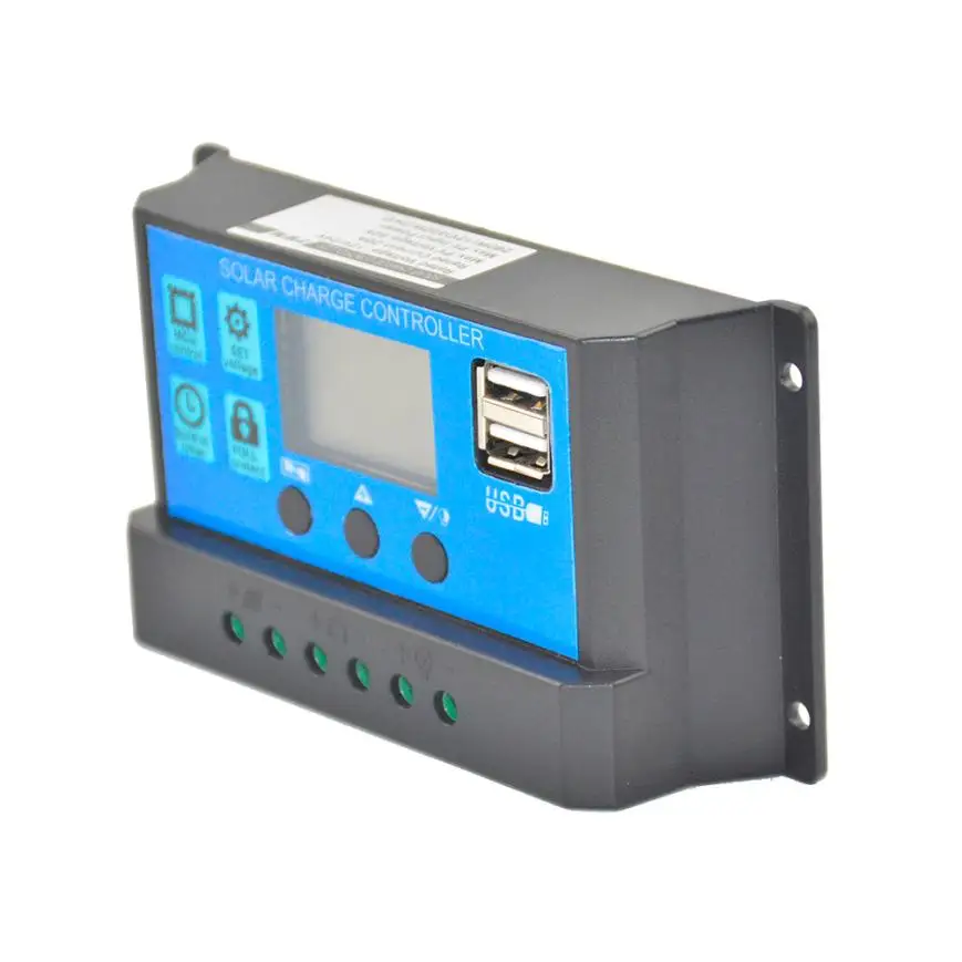 Регулятор заряда солнечной панели HIPERDEAL USB 30 А 12 24 В + Андерсон вилки 18Apr20 Прямая