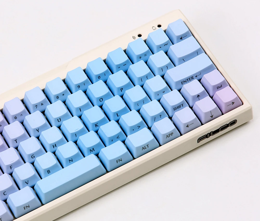 Синий Демон minila keycaps OEM профиль с боковой печатью для filco minila mehcanical keyboard