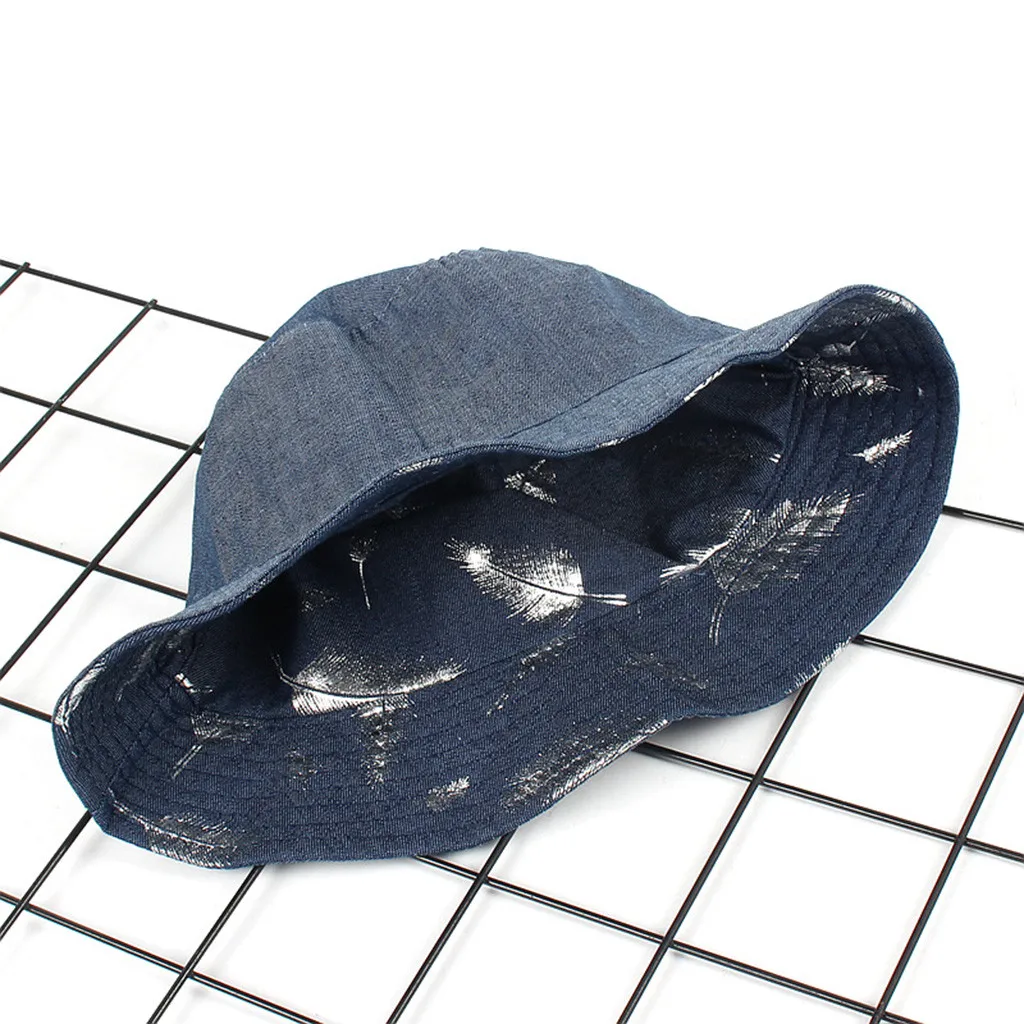 HSU/шапка с принтом в виде перьев шляпа рыбацком стиле для взрослых унисекс