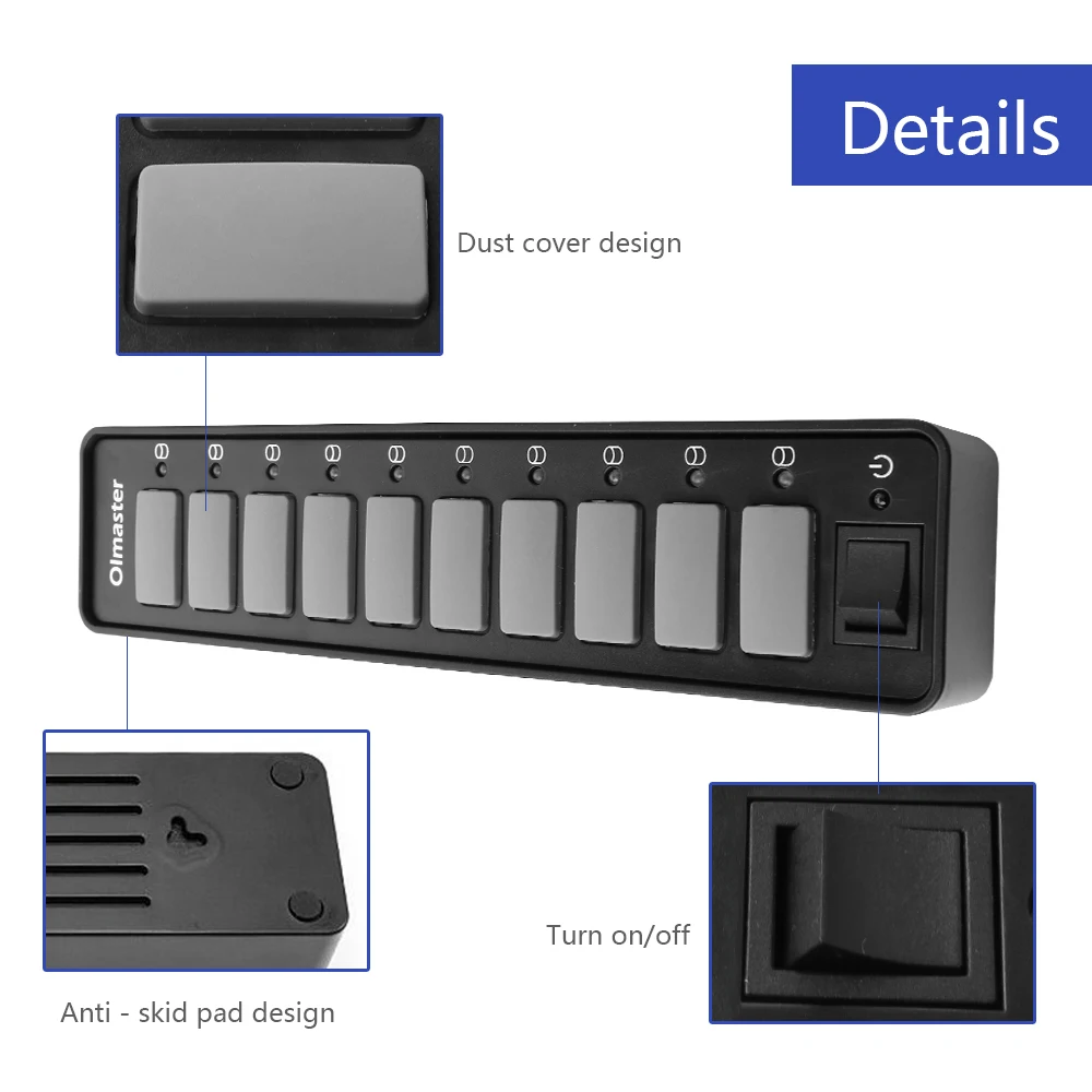 Oimaster USB 3.0 концентратор 10 Порты быстро Зарядное устройство 12 В 3A Портативный Splitter