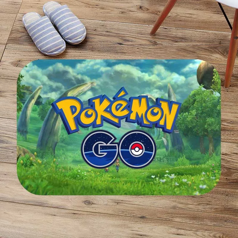 Pokemon Go коврик против скольжения Кухня ковер Ванная комната туалет Tapete водопоглощение Нескользящая Ванна коврик крыльцо коврик - Цвет: 5