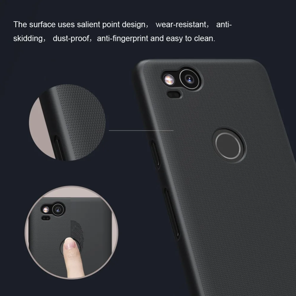 Nillkin для Google Pixel 2 Чехол жесткий пластик чехол для Google Pixel 2 чехол матовый защитный щит противоударный тонкий