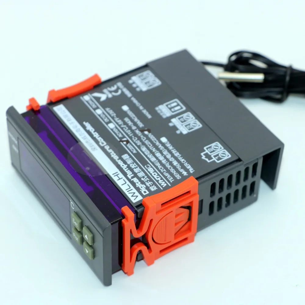 WH7016C 30A цифровой lcd электронный регулятор температуры переключатель-50~ 110 celcius/-58~ 230 по Фаренгейту AC 220 V/110 V DC 24 V/12 V