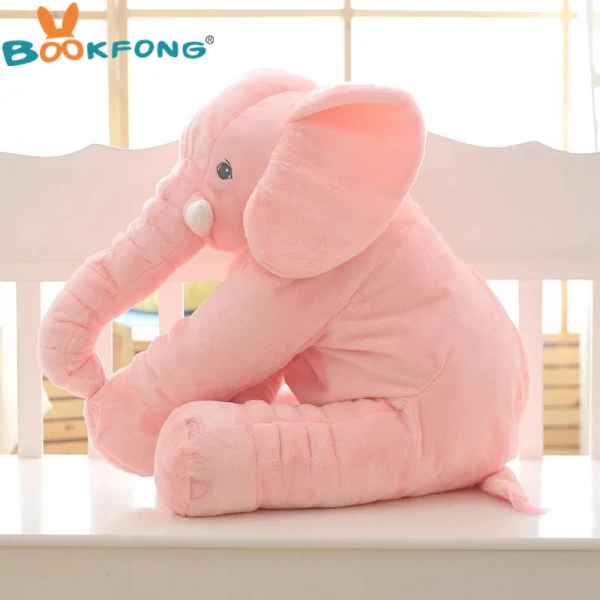 60cm pink elephant Супер мягкие теплые носки для малышей успокаивать младенцев слон Playmate успокоительная Кукла Игрушки для маленьких детей с изображением слона детские плюшевые игрушки чучело кукла 20-60 см - Цвет: 60cm pink elephant
