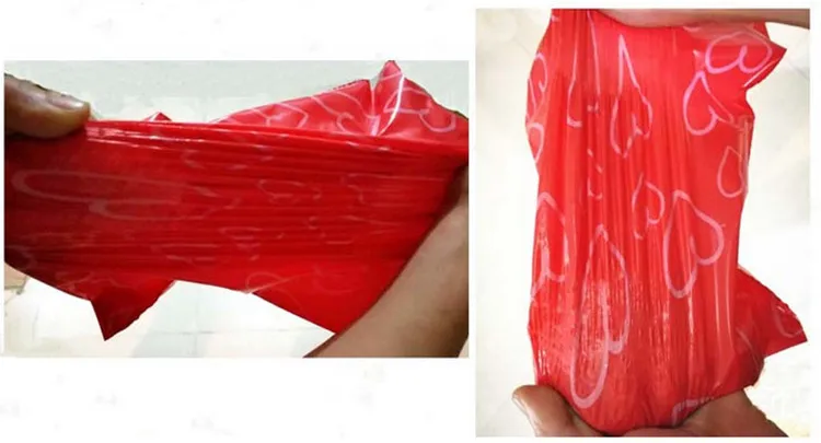 Leotrusting красное сердце поли отправка экспресс сумка прочная клейкая стандартная