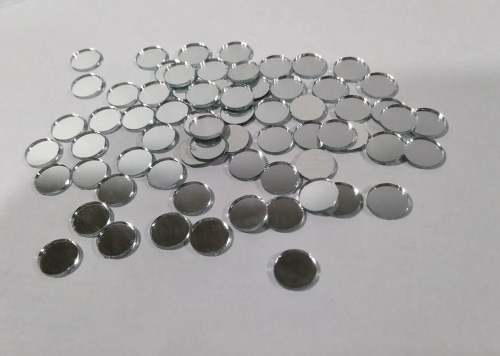 MEYA 1x1 см мини круглые зеркала мозаичная плитка, 1 см стекло зеркало круглое, 200 шт./лот