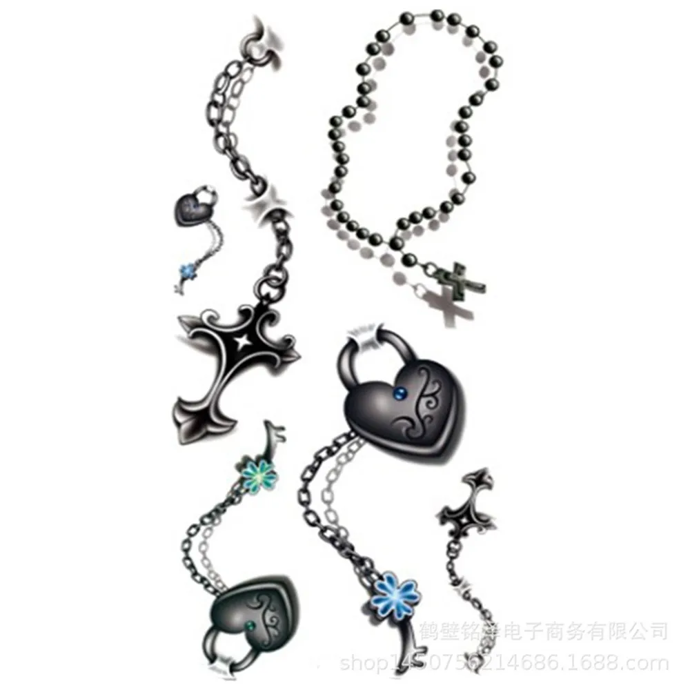 

1 шт. прочный водонепроницаемый Крест Тотем Временные татуировки наклейки arm art татуировки наклейки 3D Персиковое сердце супер стерео женски...