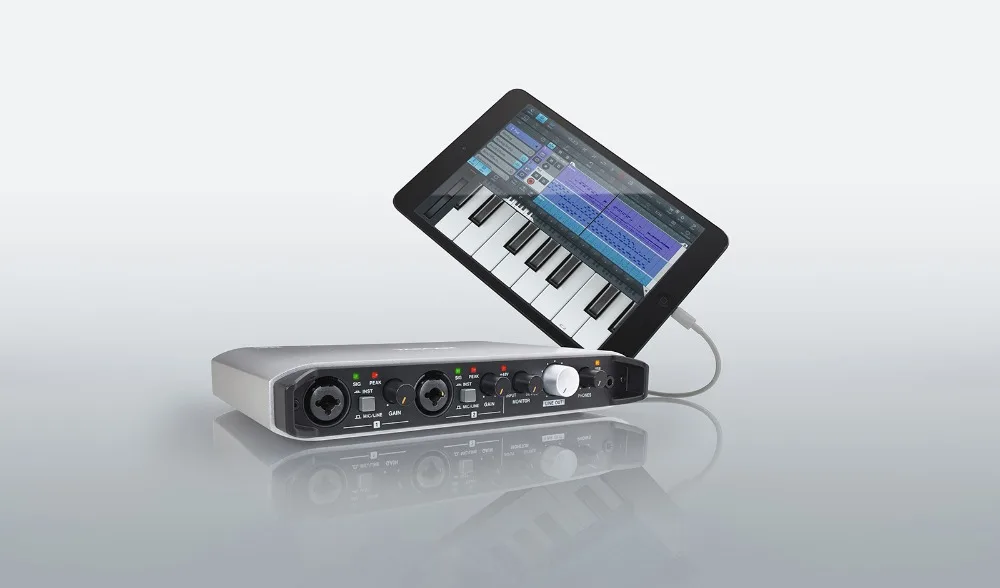 TASCAM iXR USB звуковая карта аудио MIDI интерфейс для iOS/Mac/Win музыка высокое качество мобильного решения композитора Стив Майер