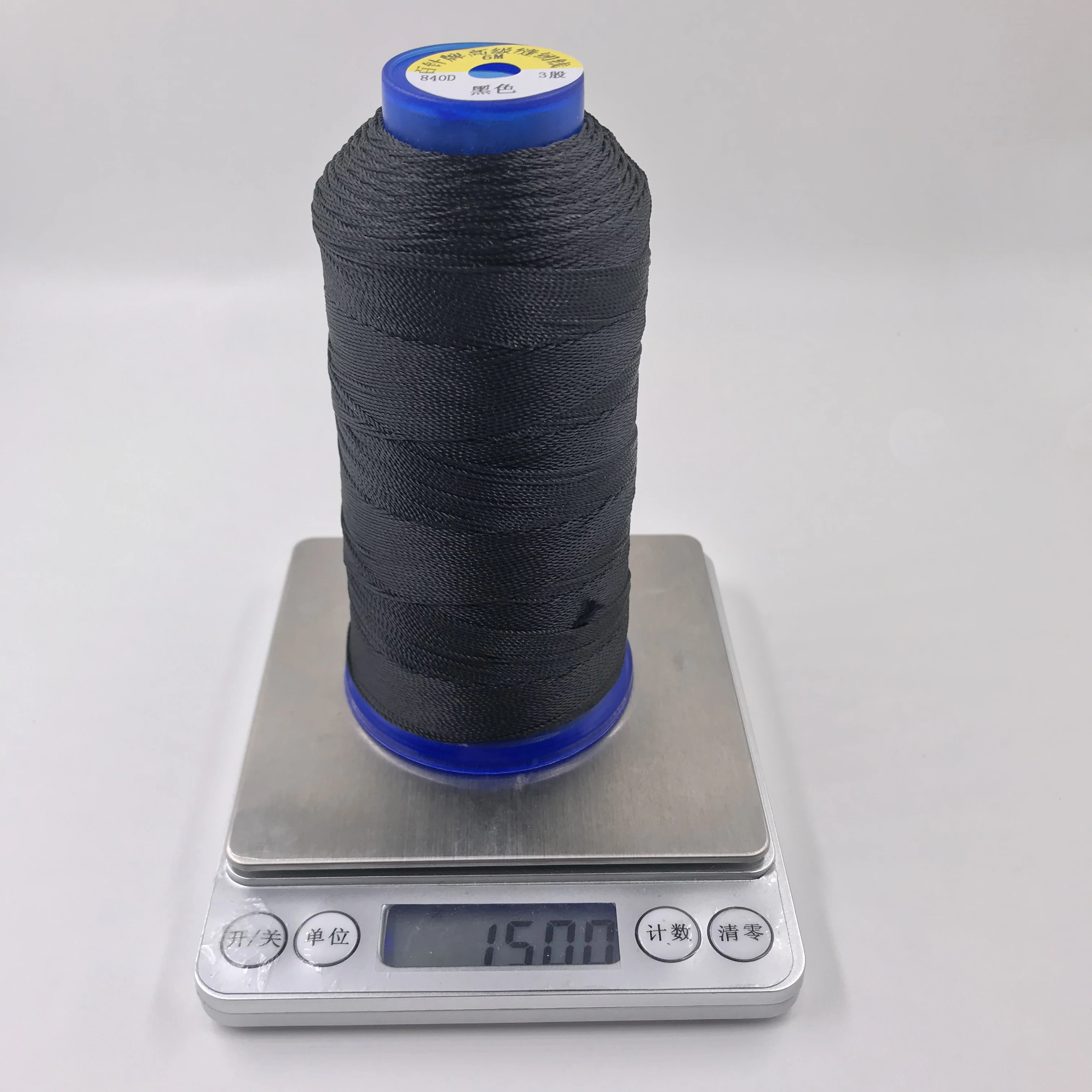 Черный 210D12 нитей высокой прочности нить нейлоновая швейная 320 метров DIY