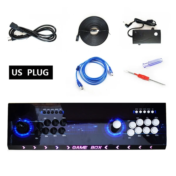 Style 4 US PLUG Pandora's box 9D 2500 В 1 аркадная консоль полный Sanwa Джойстик Кнопка ТВ ПК PS3 монитор Поддержка HDMI VGA USB выход видео машина - Цвет: Style 4 US PLUG