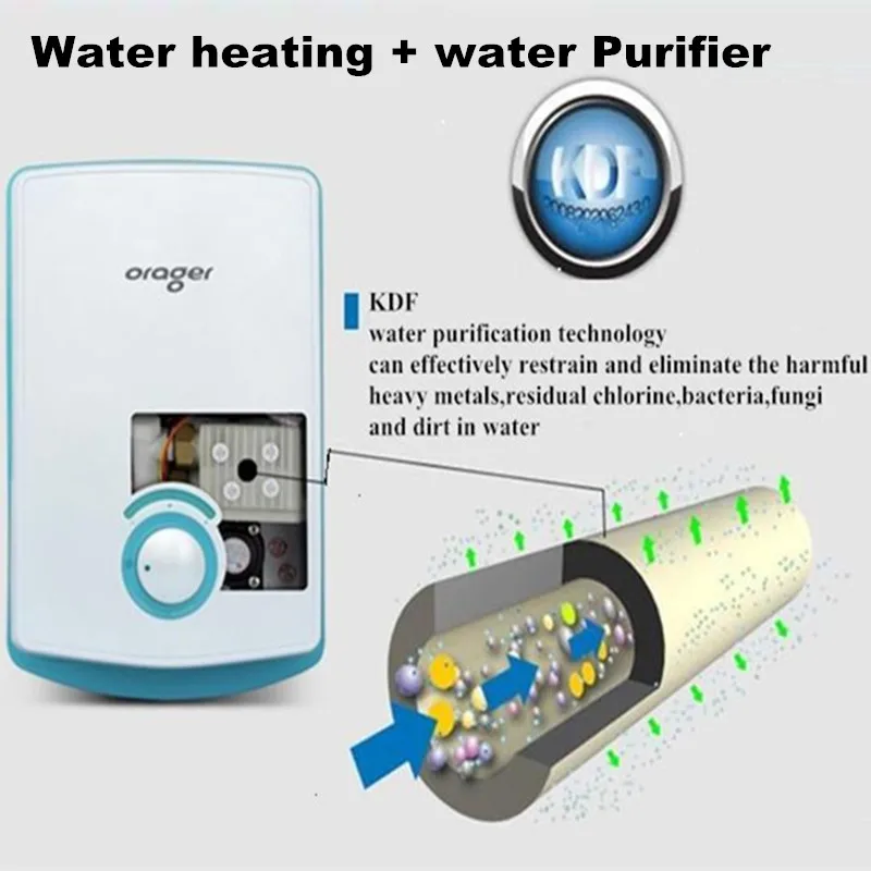 Мгновенный водонагреватель с функцией очистки KDF|heater tap|water heater tapinstant water tap |