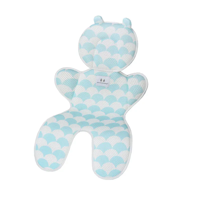 Blue B Летняя сетчатая Подушечка Для сиденья детской коляски Коляска мягкие матрасы классная дышащая коляска коврик для коляски Аксессуары для коляски - Цвет: Blue B
