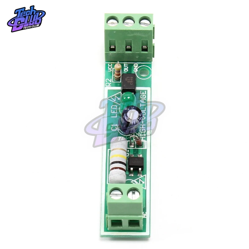 1-Bit AC 220V Optocoupler изоляционный модуль обнаружения напряжения Адаптивная плата 3-5V