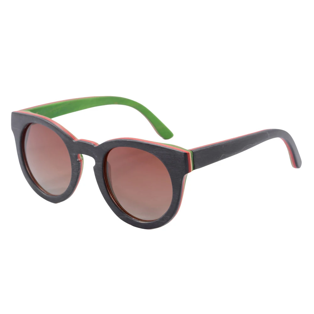

round bamboo sunglasses wooden sunglasses men women vintage sun glasses summer polarized glass 2015 popular new design Z68005
