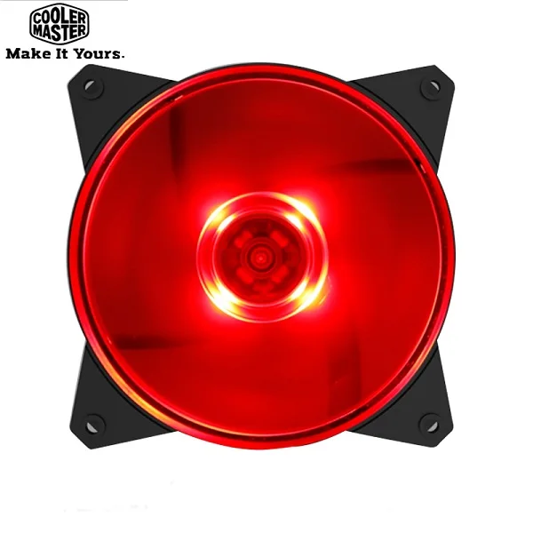 Red Cooler Master R4-C1DS-12FR-R1 MF120L 12 см светодиодный бесшумный демпфирующий Чехол-вентилятор для кулера для процессора водяное охлаждение 120 мм сменный вентилятор - Цвет лезвия: Red