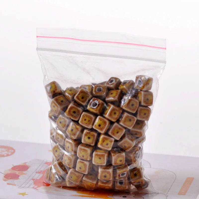 50 шт. 8 мм квадратные керамические бусины|Бусины| |