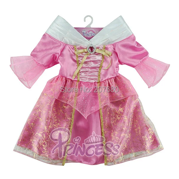 

Kids Party Cosplay Costume Cute Girl pink Princess dress Halloween Costumes fancy dress