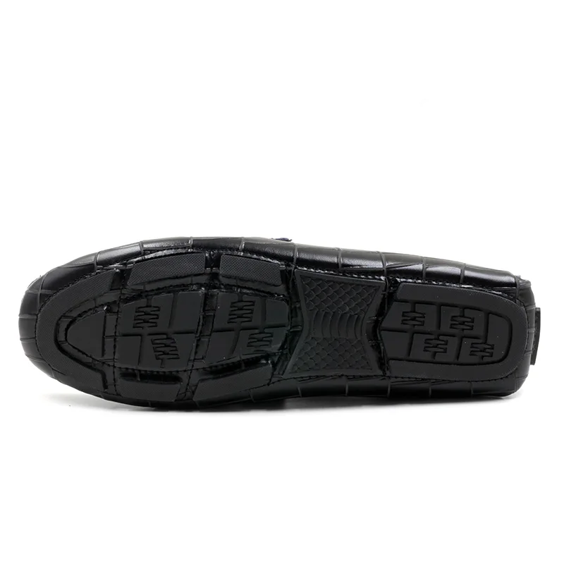 Для мужчин повседневная обувь Пояса из натуральной кожи модные мокасины Туфли