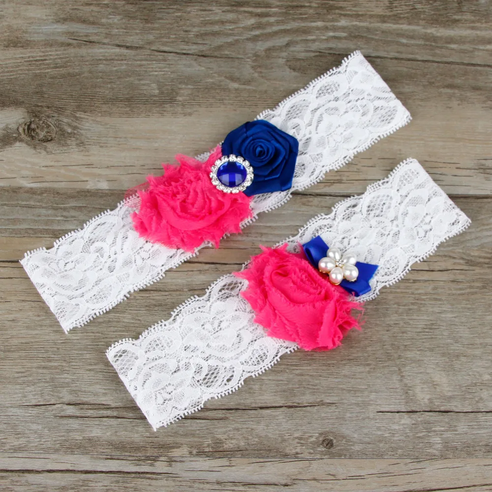 2 шт./компл. Свадебные цветы подвязки Keepsake Toss винтажные кружевные розовый