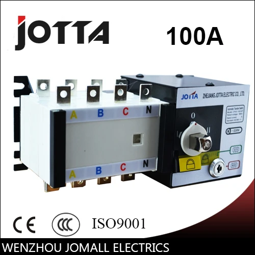 Jotta 100amp 220 В/230 В/380 В/440 В 4 полюсный 3 фазы автоматический переключатель ОВД|ats automatic