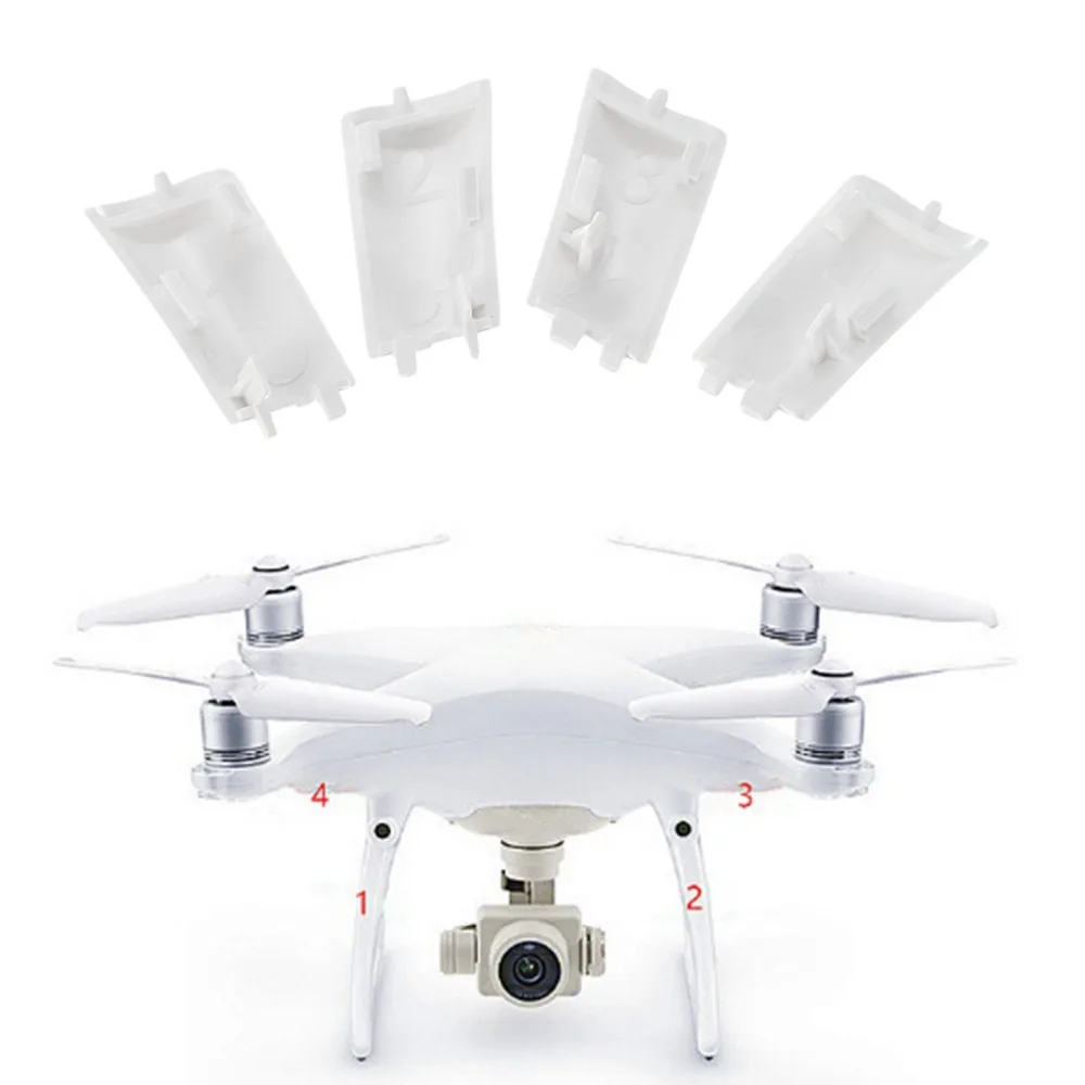 4 шт./партия Подлинная посадочная ножка, чехол, запасные части для DJI Phantom 4, Корпус Корпуса дрона, запасные аксессуары для замены