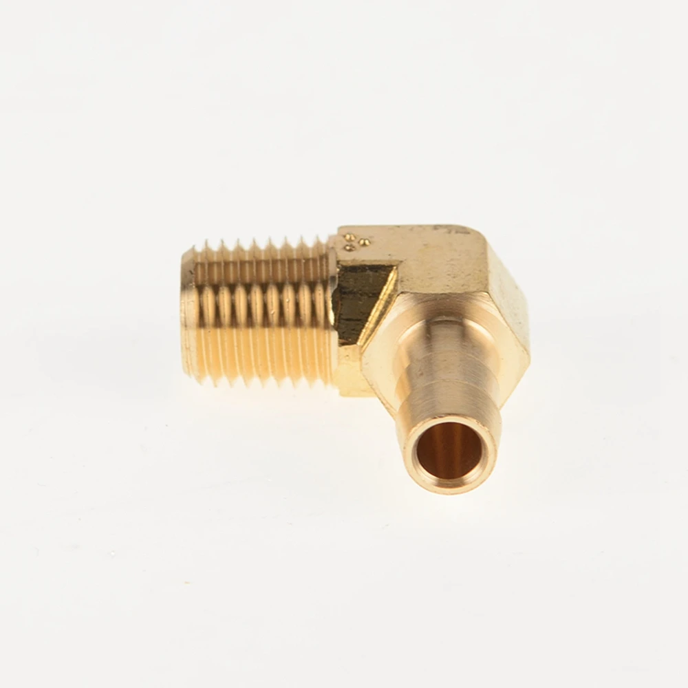 2 шт. фитинг для латунной трубы 1/4 &quot5/16&quot 3/8 &quot1/2&quot до 1/8 &quot1/4&quot локоть 90 градусов
