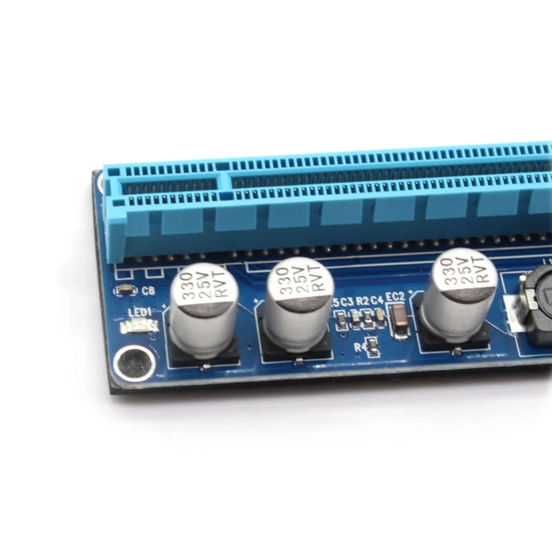 1/6/12 шт. PCI E Riser Card 1X to 16X USB 3 0 VER 008C 008S 009S Mining Extender Board HSJ 19| |