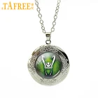 TAFREE новинка, модное ожерелье Локи, Бог амулета, ожерелье, стеклянный кабошон, кулон, массивная цепочка, ожерелье, мужские ювелирные изделия N739