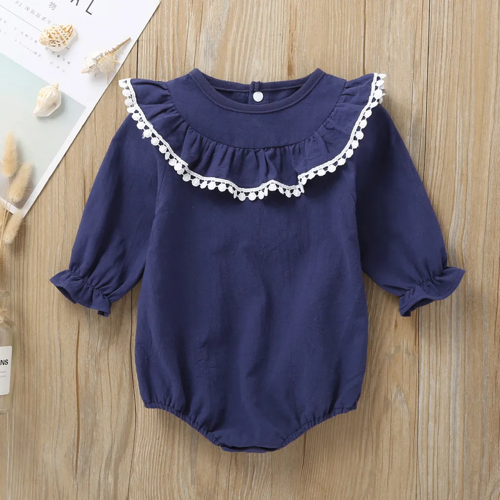 Зимние комбинезоны для маленьких девочек осенняя одежда новорожденных принцесс