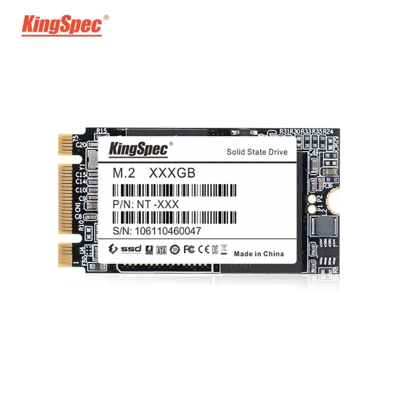 KingSpec SSD M.2 60 ГБ 120 240 500 Гб 1 ТБ жесткий диск M2 2242 М. 2 SATA disco duro ssd для Jumper ezbook Pro3 Smartbook - Фото №1