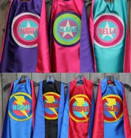 full name custom boy birthday present personalized superhero cape any name lots of colors superhero party