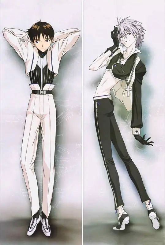 Аниме Подушка Dakimakura чехол SM434 Neon Genesis Evangelion EVA Shinji Ikari|anime dakimakura pillow case|anime