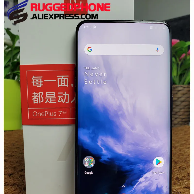 Мобильный телефон с глобальной ПЗУ Oneplus 7 Pro, 6 ГБ ОЗУ, 128 Гб ПЗУ, Восьмиядерный процессор Snapdragon 855, 6,67 дюймов, AMOLED, камера 48 МП, 4000 мАч