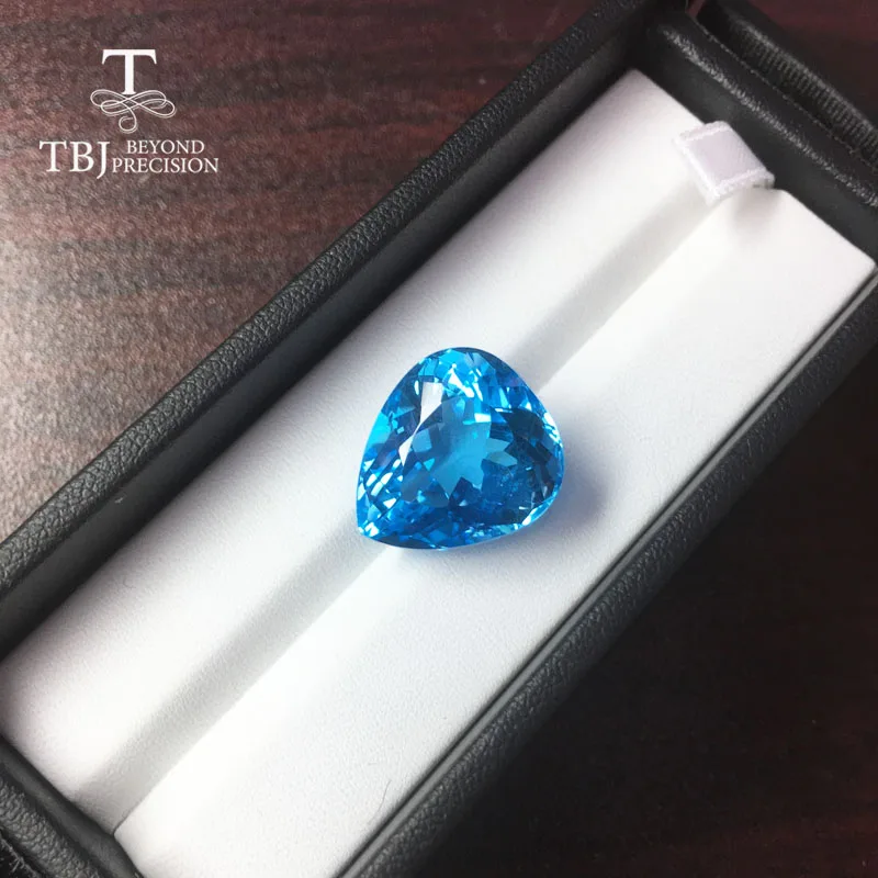 Tbj натуральный бразильский голубой топаз Микс форма настоящий свободный