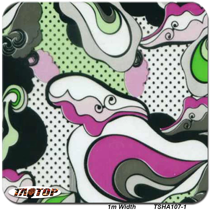 

TAOTOP TSHA107-1 Size 1M*10M High Quality Flower Pattern Pva Water Transfer Printing Hydrographics Film