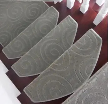 E set in 10pcs 10 шт. Нескользящие Коврики для лестниц европейские комплекты ковров для лестниц коврик для лестницы 65*24 см подходит для 24 см ширина коврика для лестниц - Цвет: E set in 10pcs