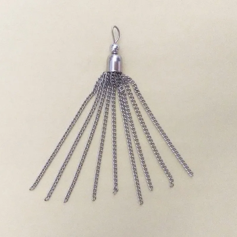 Компонент металлические цепи кисточкой Выводы Подвески кисточки серьги колье