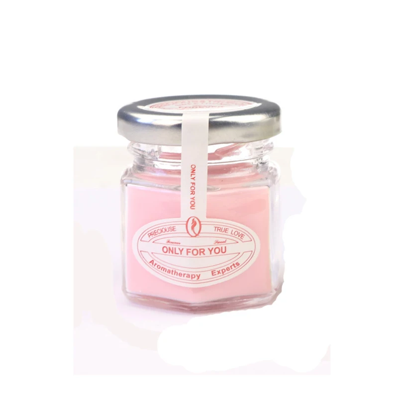 60g Aromeasy, 1 шт., 28 г/60 г, ароматические свечи из медового стекла и минеральный воск, бездымные Ароматические свечи для украшения дома, свадьбы - Цвет: 60g