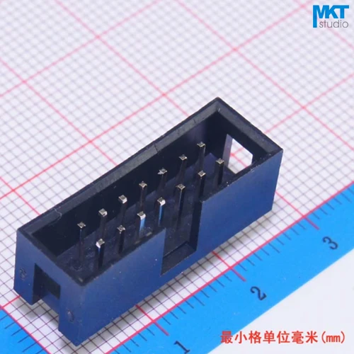 100 шт. прямые контакты 2 54 мм Шаг DC3 штекер IDC разъем ISP JTAG Header корпус 12P 14P 16P|connector