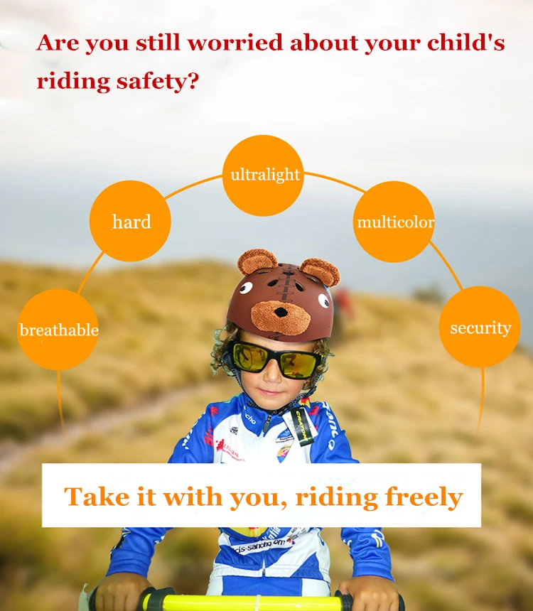 Boys and Girls Bicycle Helmets Children Cycling Helmet City Road Kids Headpiece For Outdoor Sports Riding Skating | Спорт и
