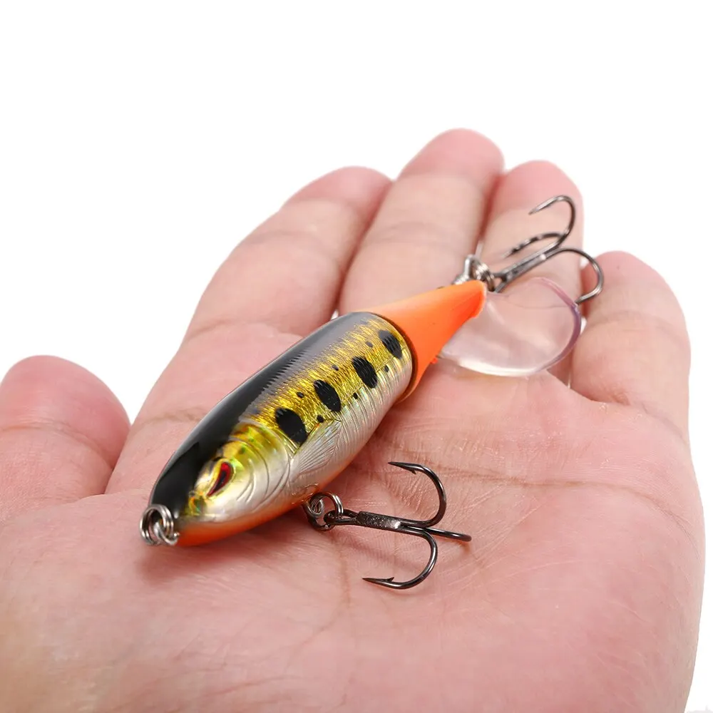 Lixada 4 дюйма 13 г Whopper Plopper искусственная водная рыболовная приманка вращающийся